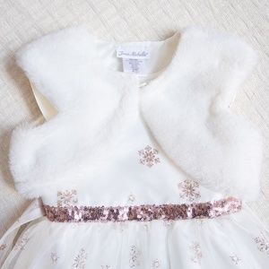 Jona Michelle Toddler Girls Winter Holiday Dress